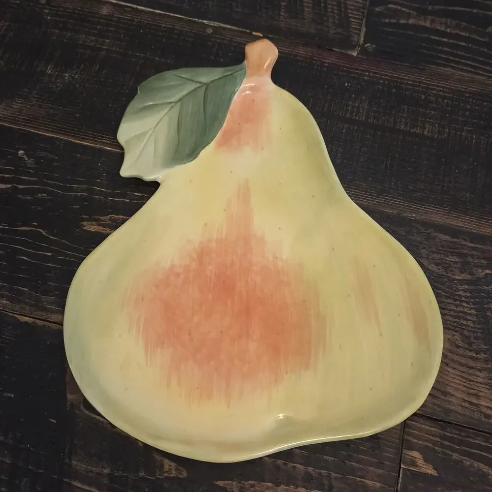 Fitz and Floyd Discontinued Sommer Hill Pear Cheese Tray